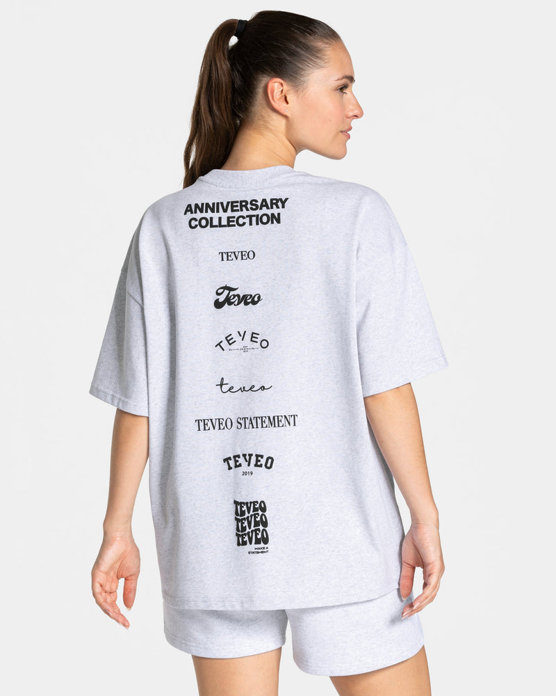 T-shirt Anniversary « gris clair »