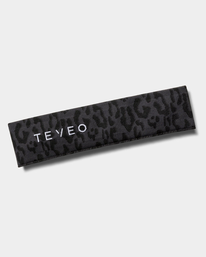 Bandeau Contrastline « léopard noir »