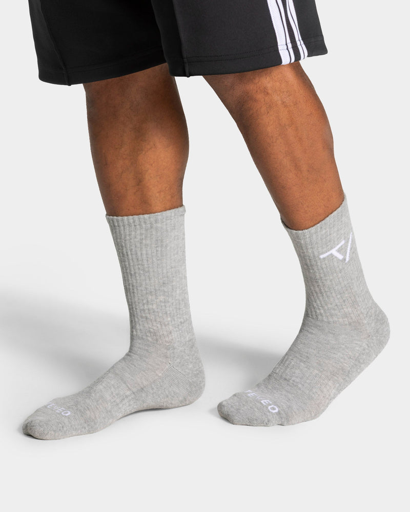 Chaussettes Knit (2 paires) « gris chiné »