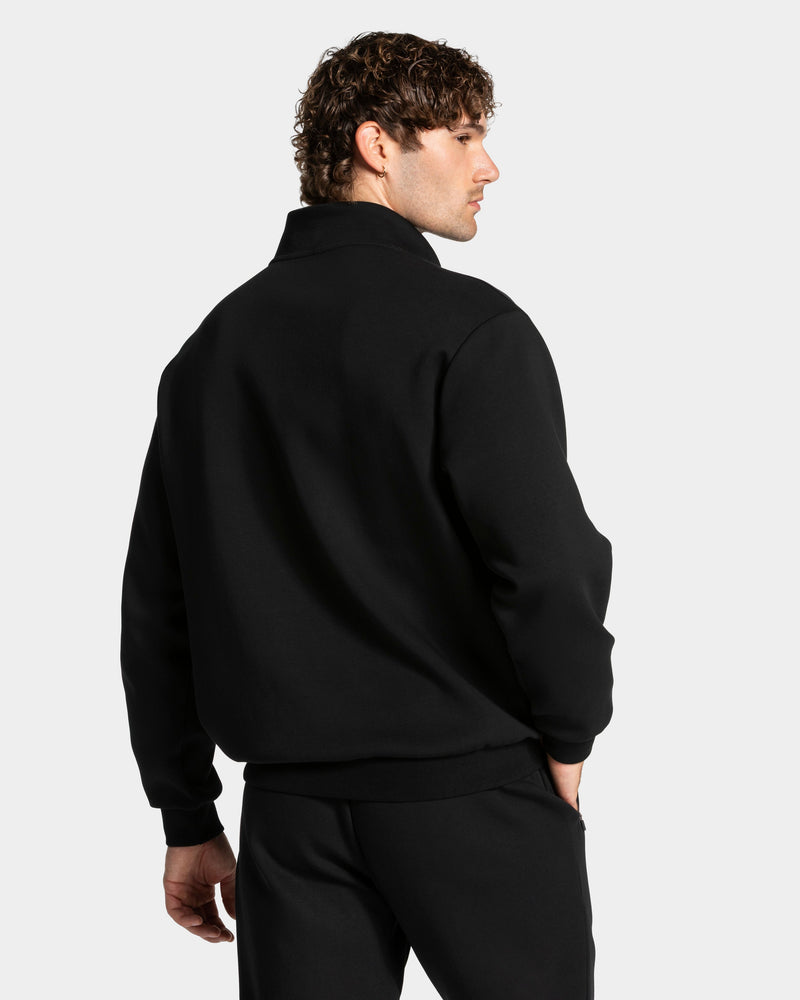 Sweat-shirt demi-zippé Prime « noir »