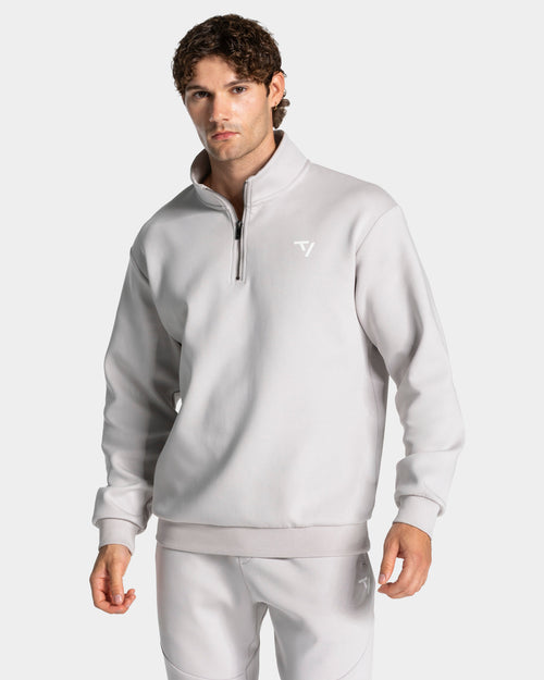 Sweat-shirt demi-zippé Prime « Silver »