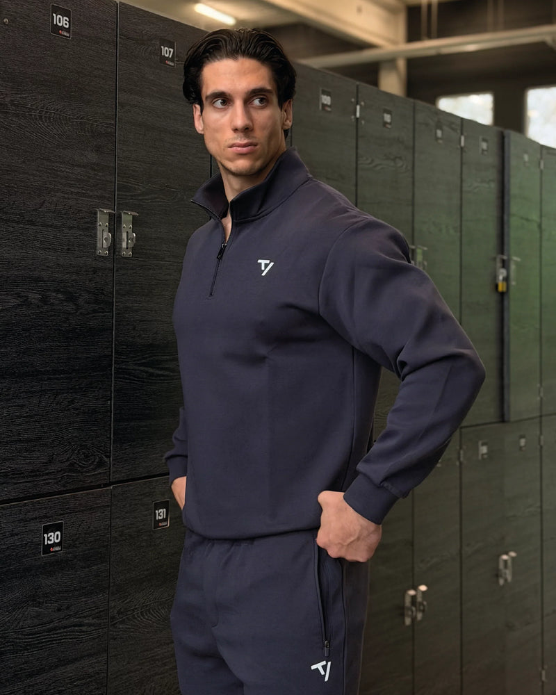 Sweat-shirt demi-zippé Prime « Midnight »