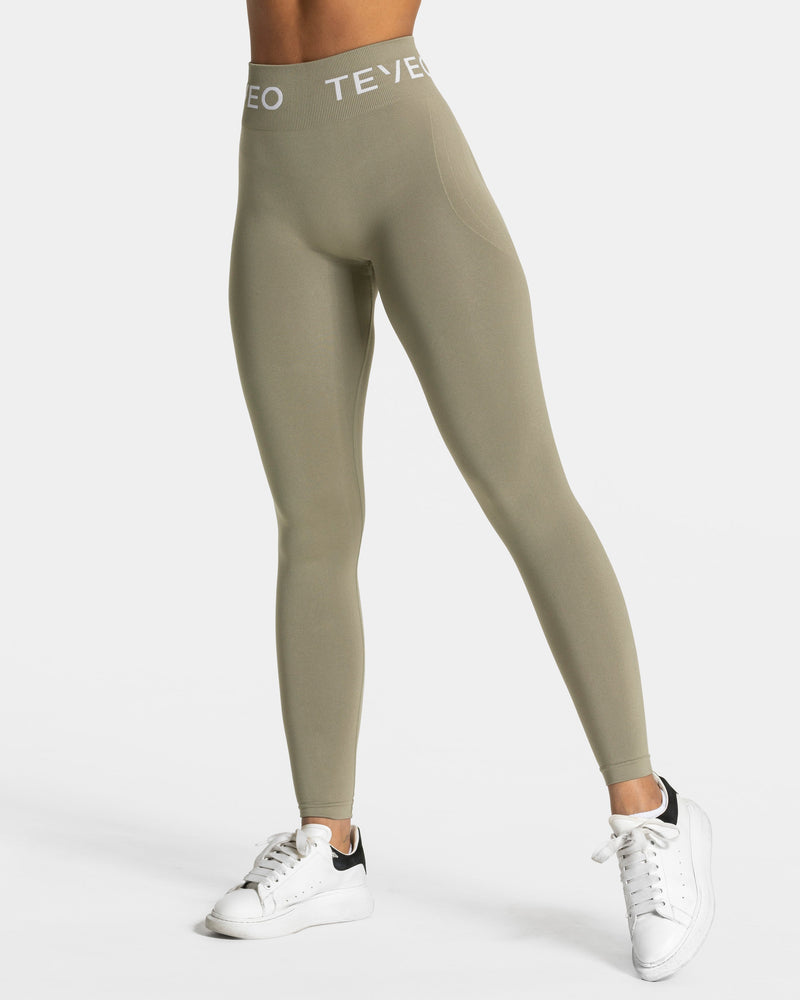 Legging Covert Scrunch Signature « Kaki »