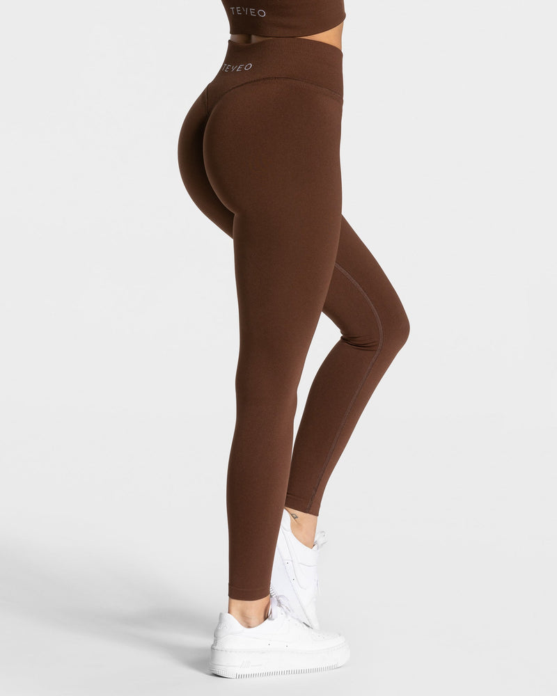 Legging Statement Scrunch « café »