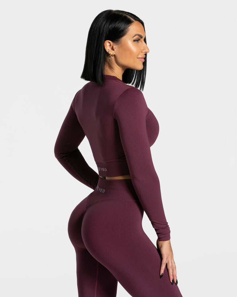 Veste de sport Statement Zip « prune »