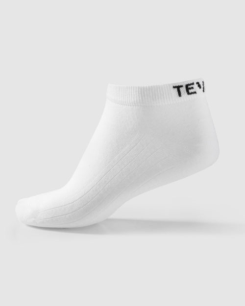 Chaussettes de baskets (2 paires) « blanc »