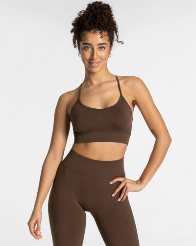 Brassière Elevate « marron foncé »