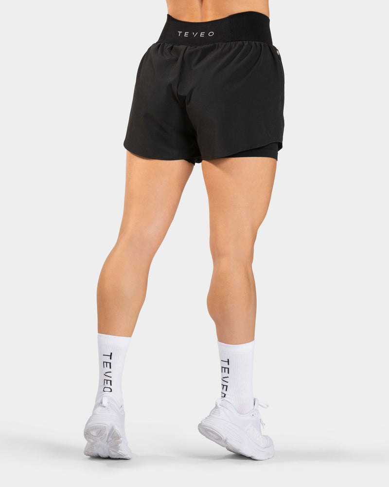 Chaussettes END Running (lot de 2) « blanc - noir »