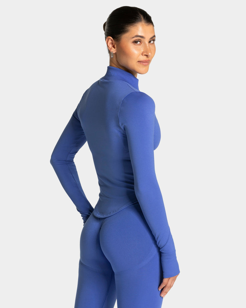 Veste de sport zippée Shaping Femme « bleu roi »