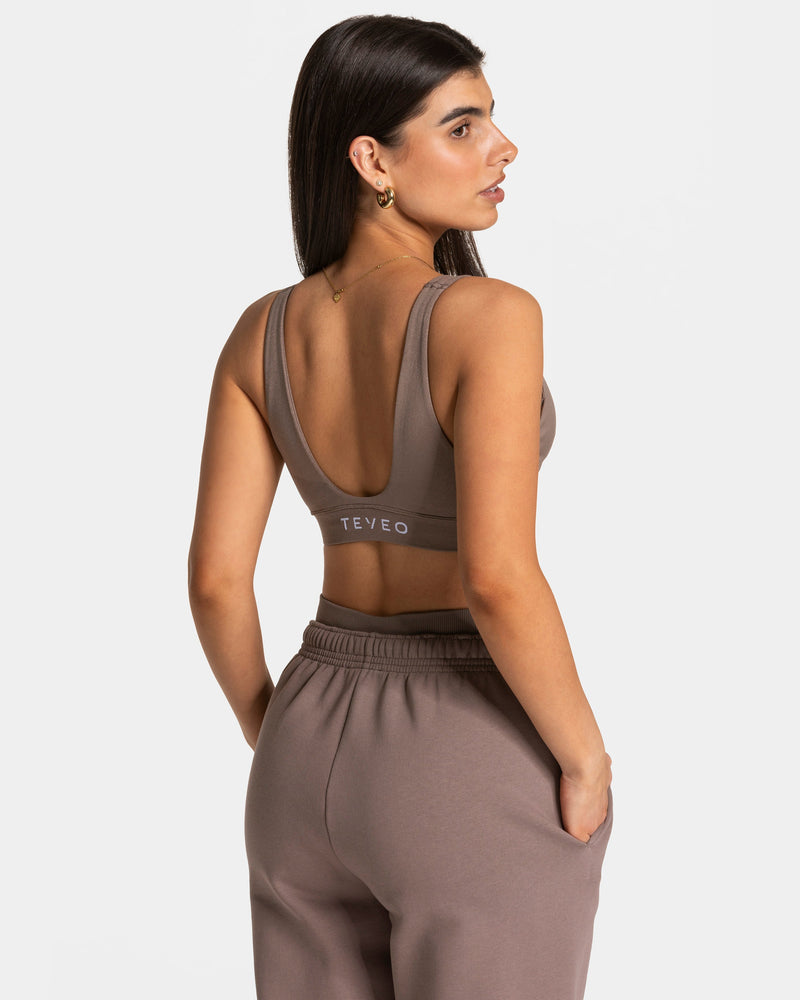 Brassière triangulaire Timeless Pro « moka »