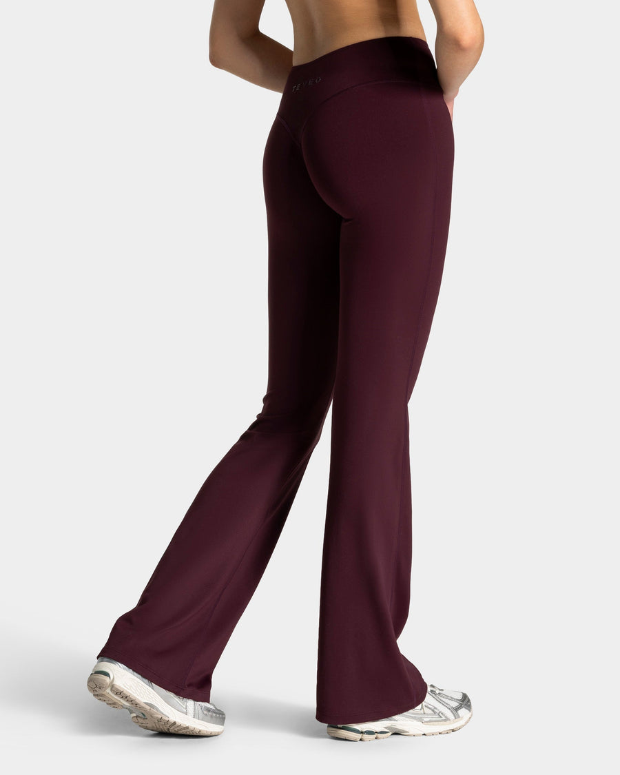 Legging évasé à coupe longue Allrounder « merlot »