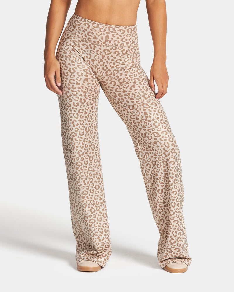 Pantalon à jambe droite standard Allrounder « Léopard Dune »