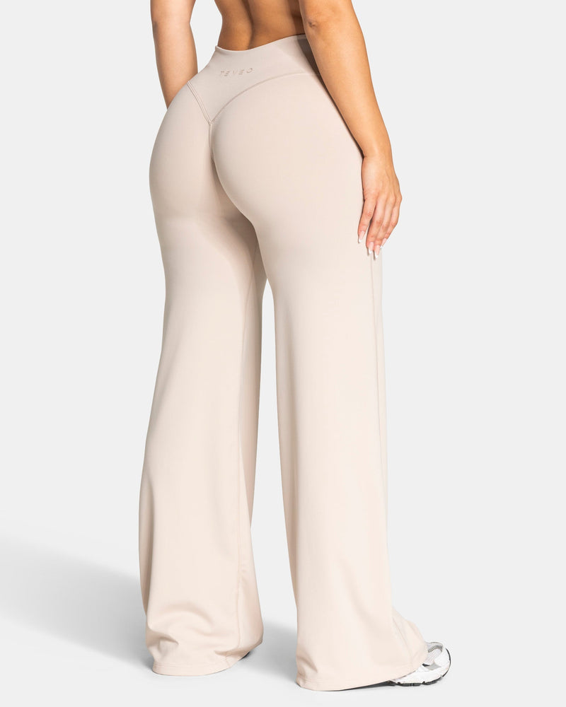 pantalon à jambe droite et coupe longue Allrounder « Cream »