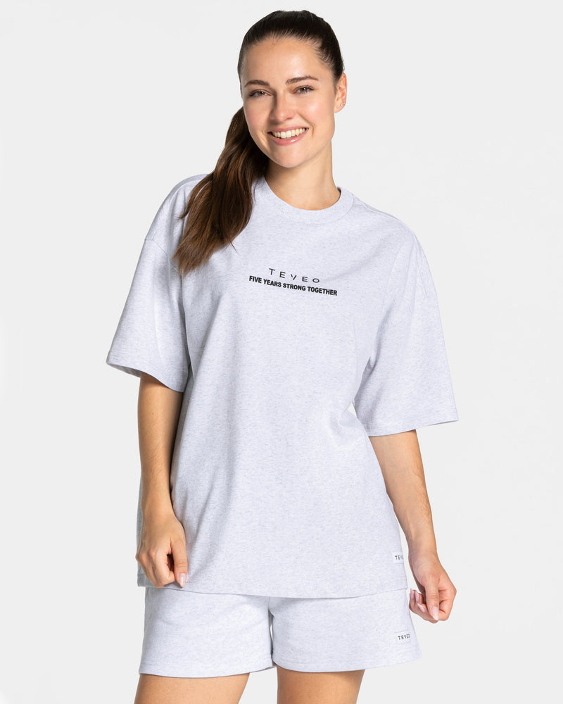 T-shirt Anniversary « gris clair »