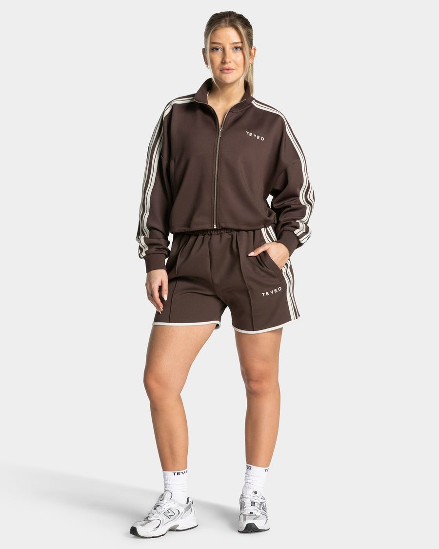 Veste de sport zippée et courte Club « Espresso »