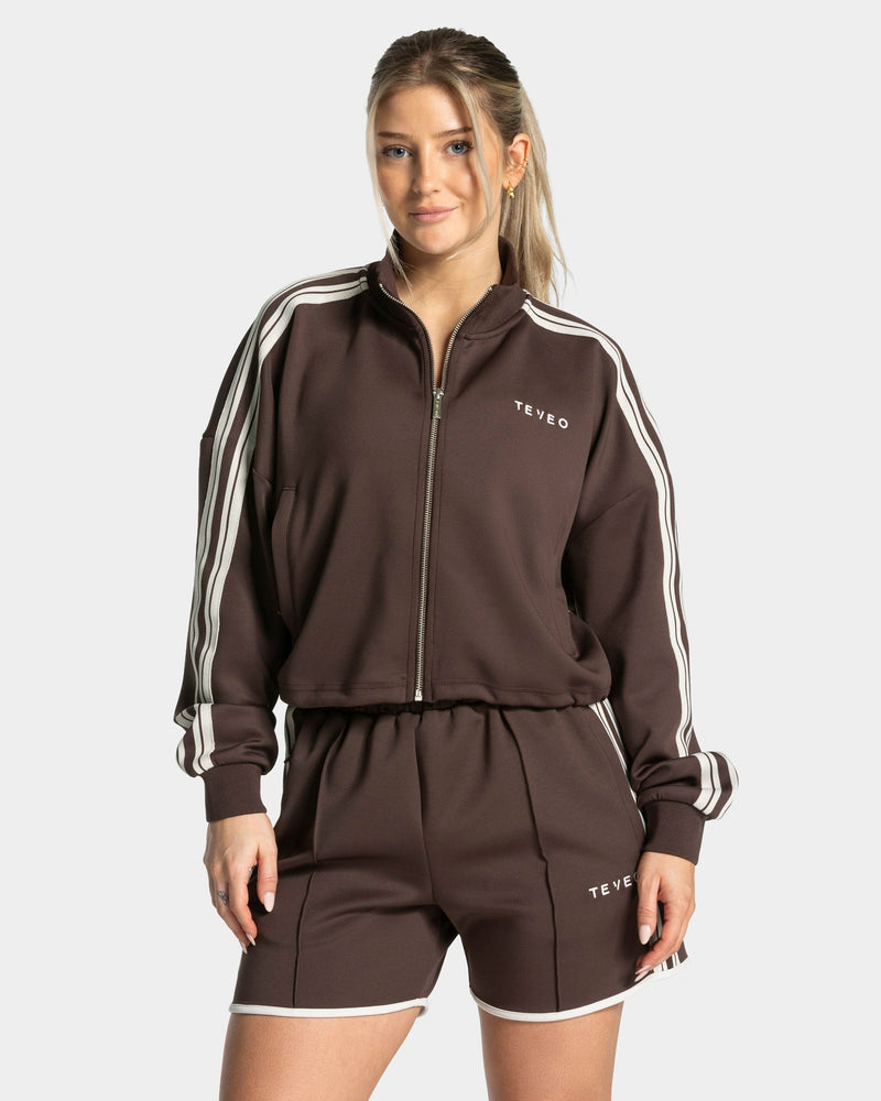 Veste de sport zippée et courte Club « Espresso »