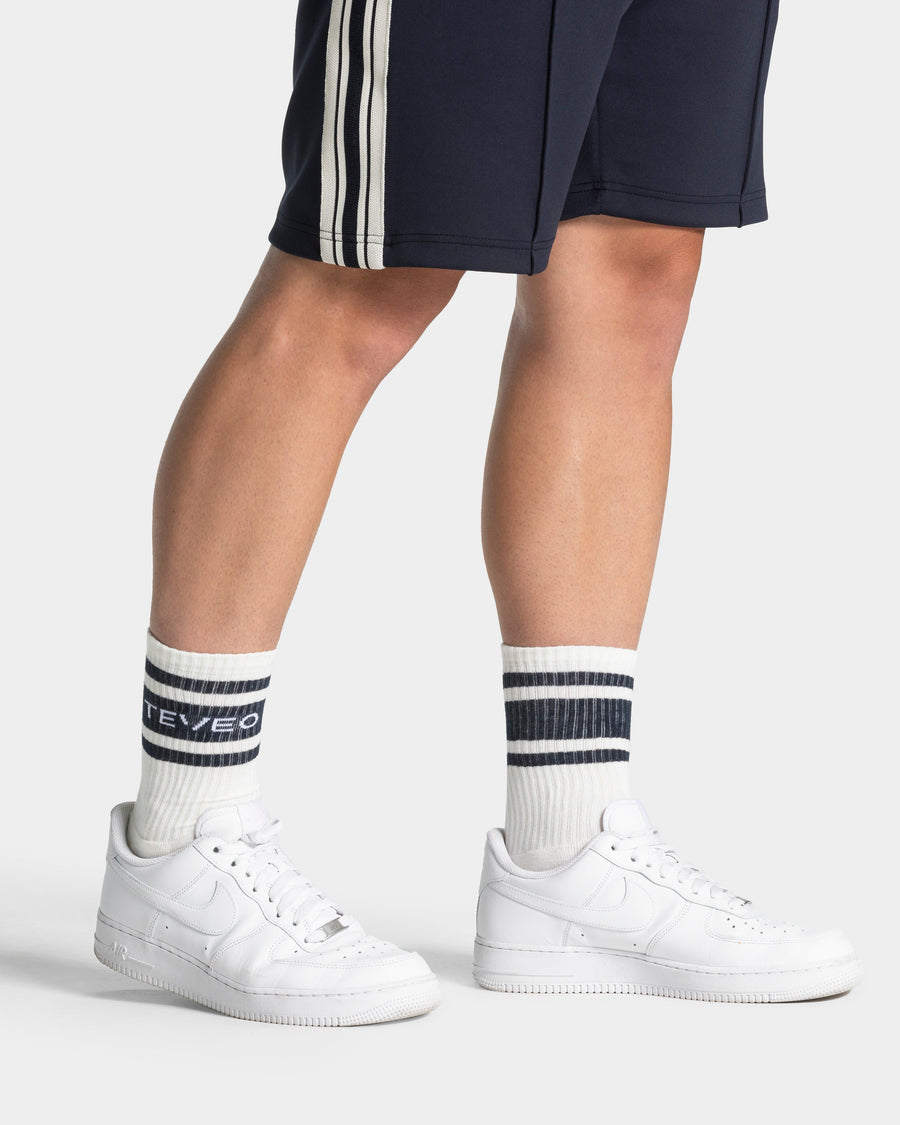 Chaussettes Club (lot de 2) « Off White - Midnight »