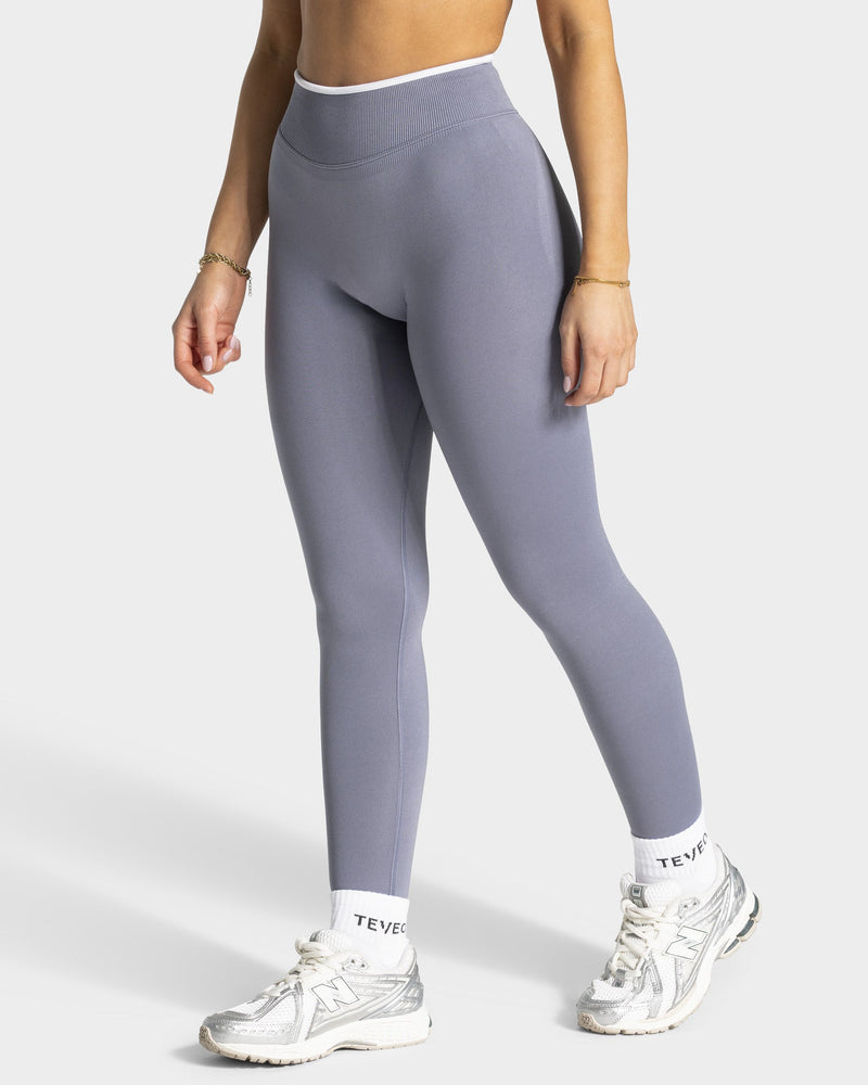 Legging Contrastline « argenté »