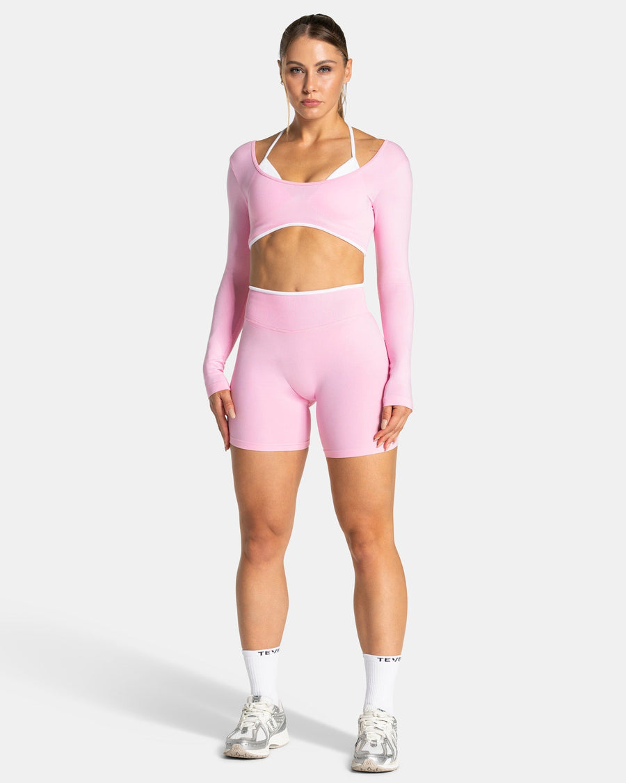 Short Contrastline « True Pink »