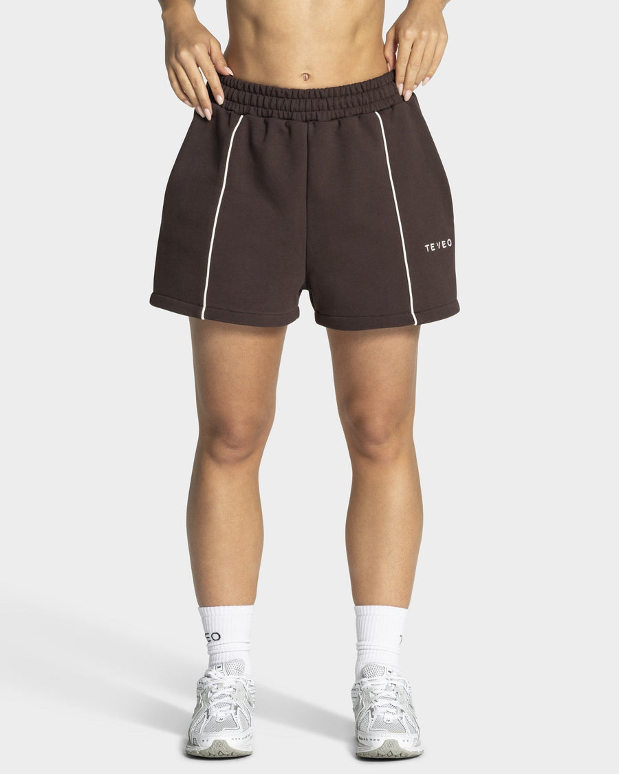 Short oversize Contrastline « Espresso »