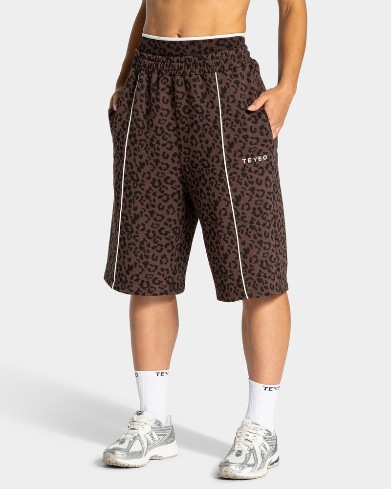 Jort oversize Contrastline « Léopard Espresso »