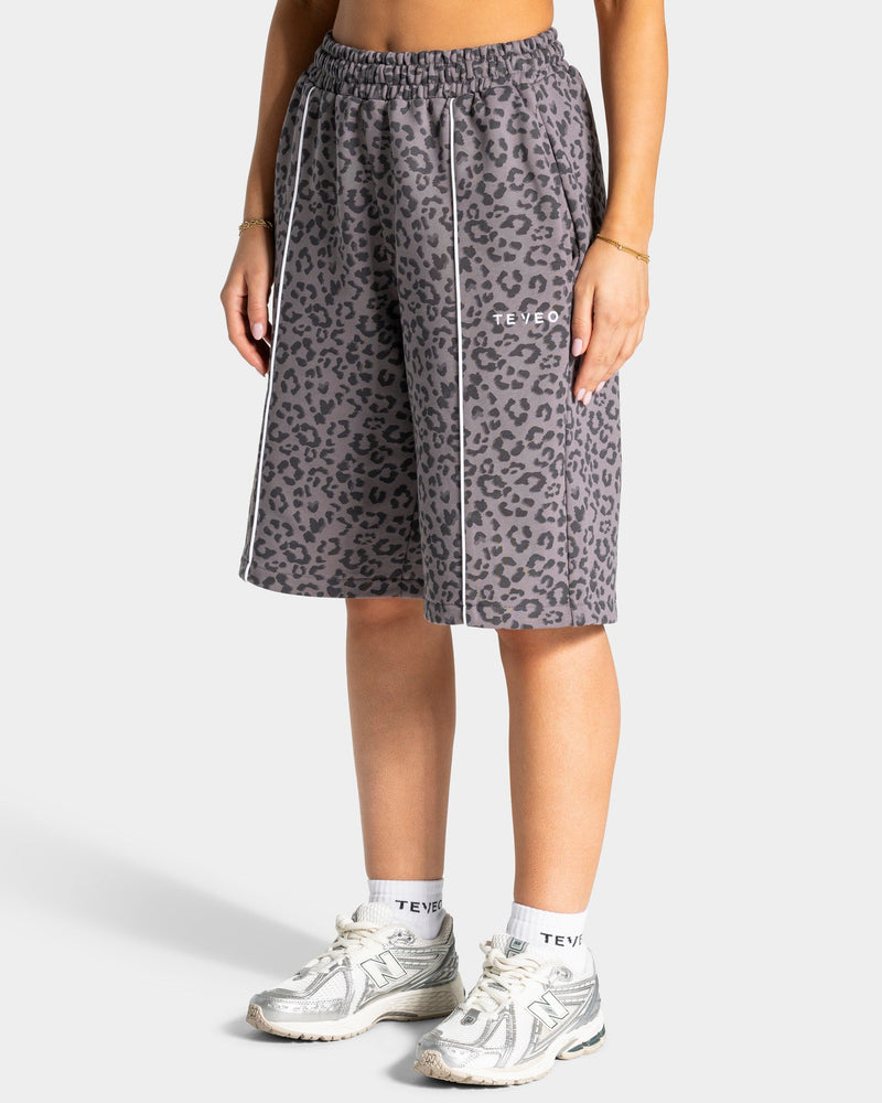 Jort oversize Contrastline « Léopard graphite »