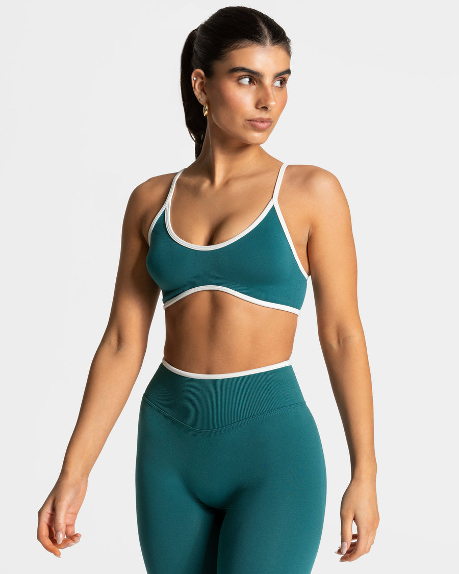 Brassière Contrastline « Petrol »