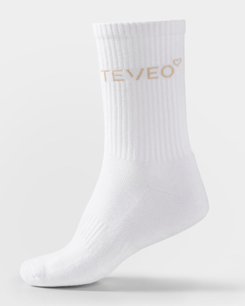 Chaussettes Contrastline (2 paires) « blanc cassé - crème »