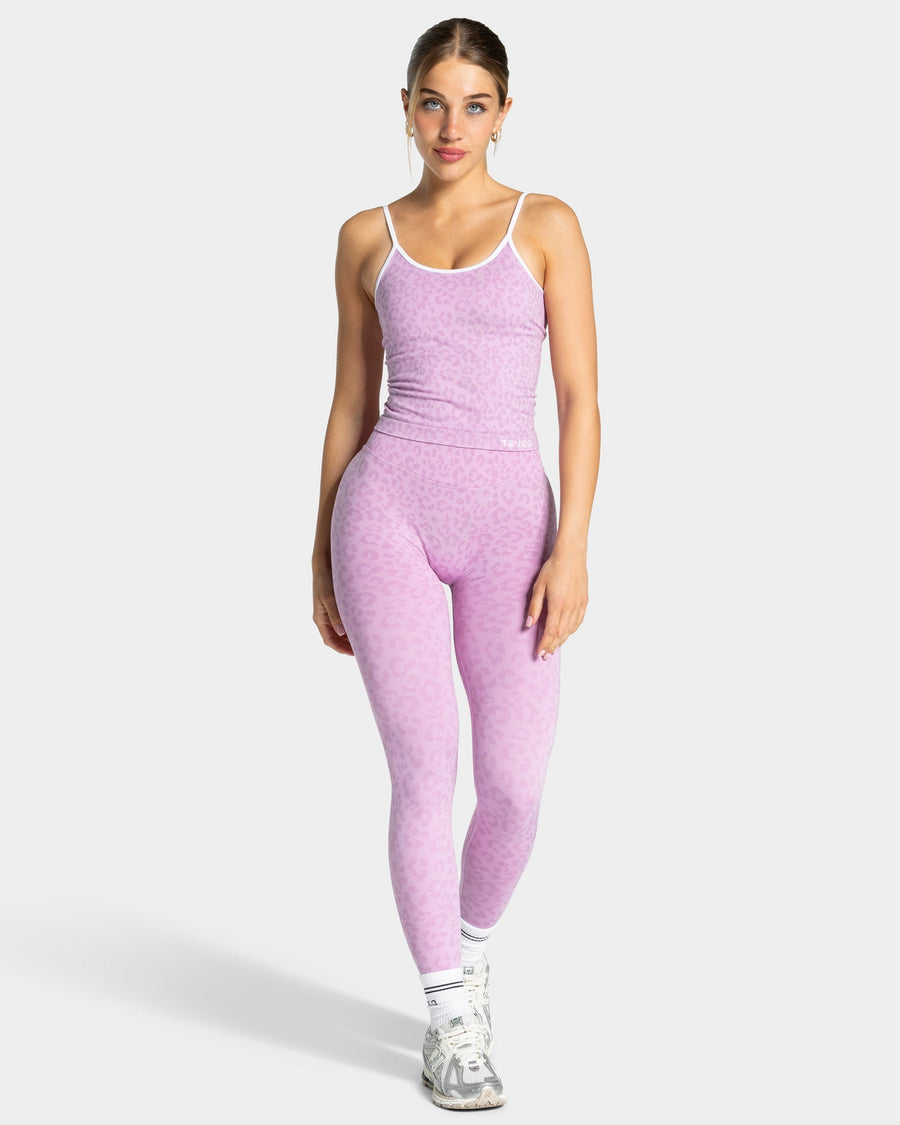 Legging Sculpt Scrunch Contrastline « Léopard orchidée »