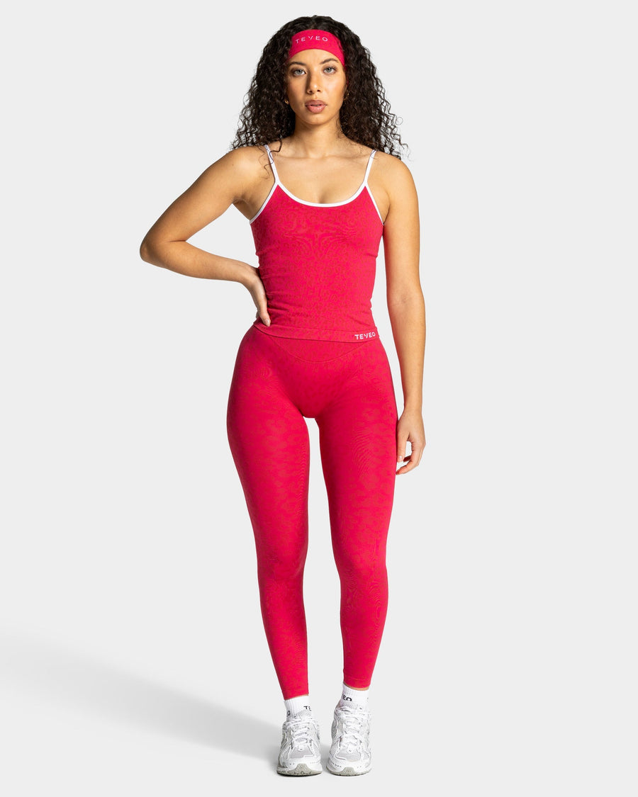 Legging Contrastline « Léopard Berry »