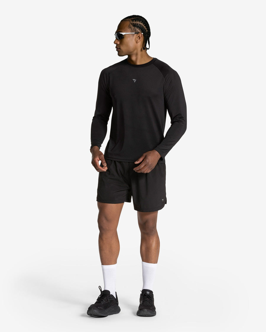 Haut à manches longues END Running « noir »