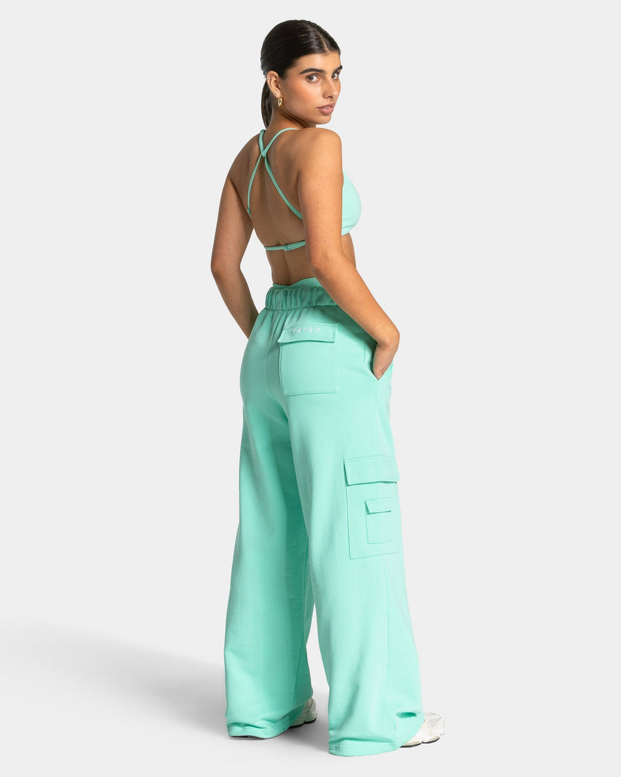 Pantalon de jogging cargo Wide Leg Lift « menthe »