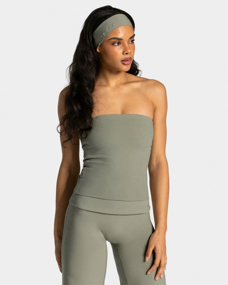 Haut Mellow Bandeau Long « kaki »