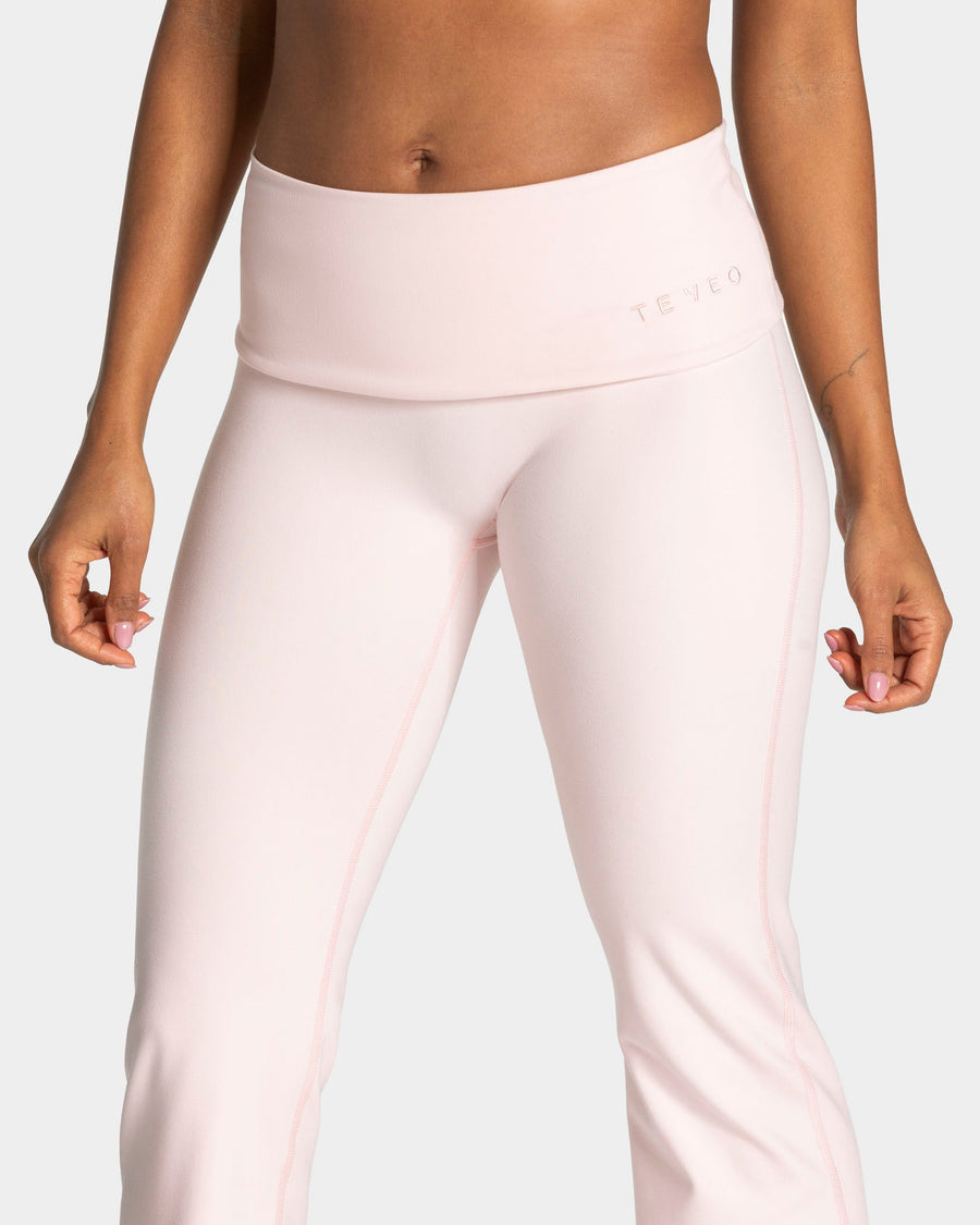 Legging évasé à coupe longue Mellow Fold Over « Blossom »