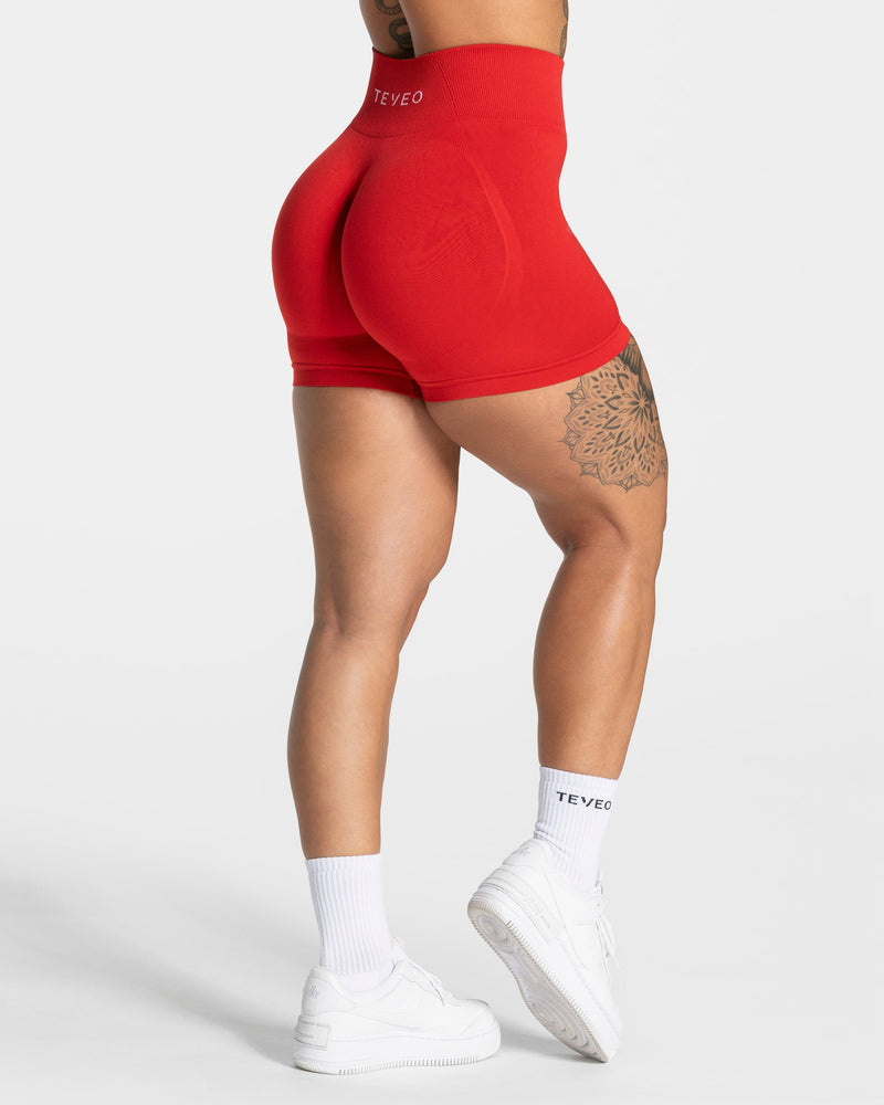 Short Pure Covert Scrunch « rouge »