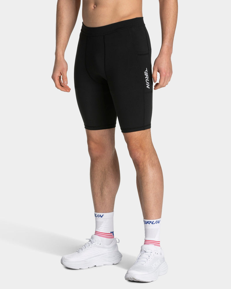 Demi-collant 9 pouces RUN « Noir »