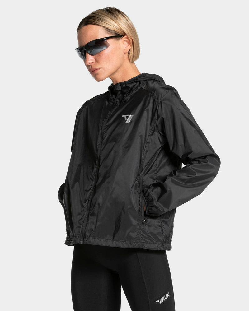 Veste de sport zippée et légère RUN « Noir »