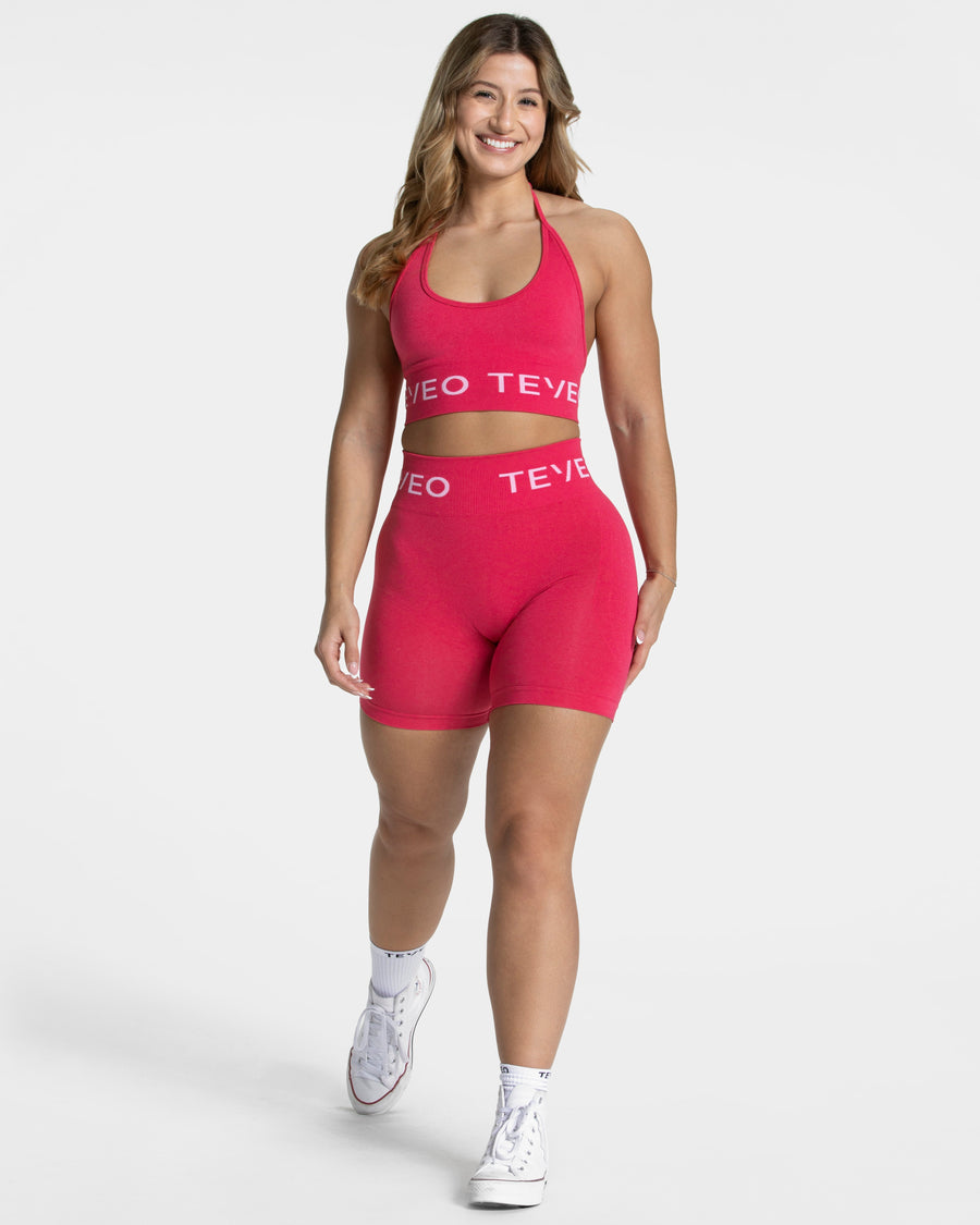 Short Covert Scrunch Signature « berry »
