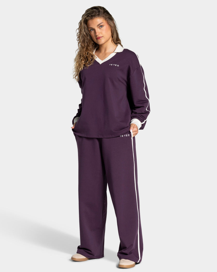 Pantalon de jogging Wide Leg standard Soft « Blackberry »