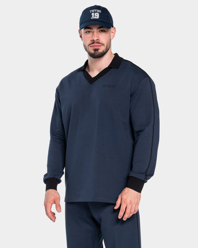 Polo à manches longues Soft « Midnight »