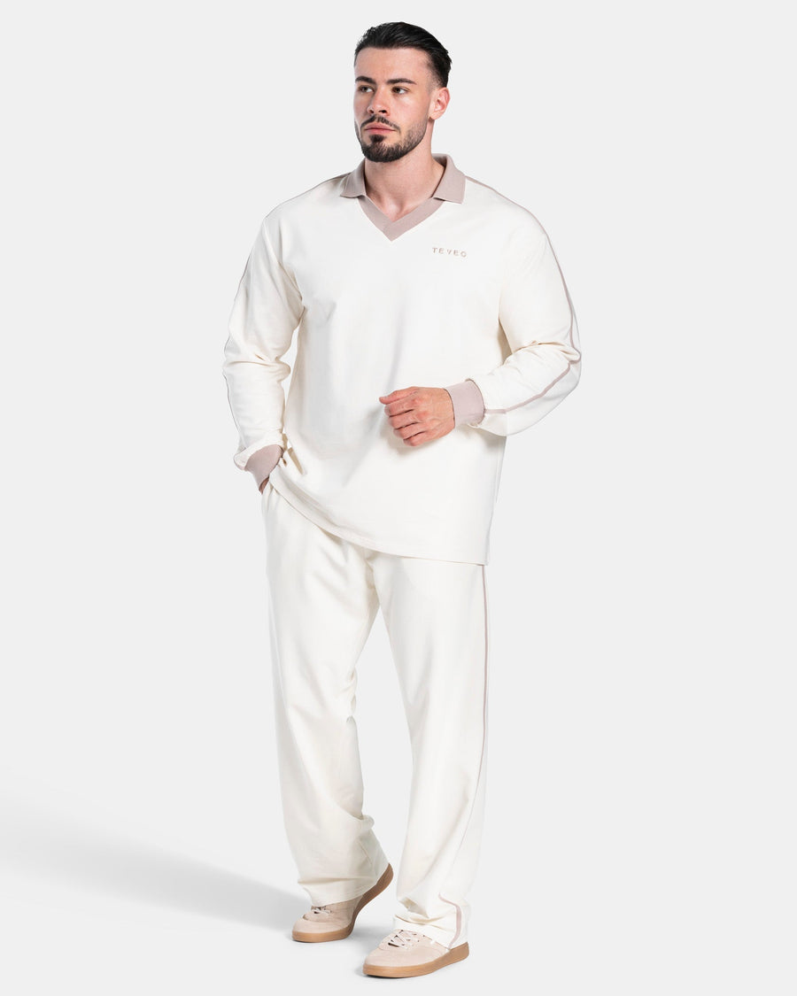Pantalon de jogging Straight Leg Soft « Blanc cassé »
