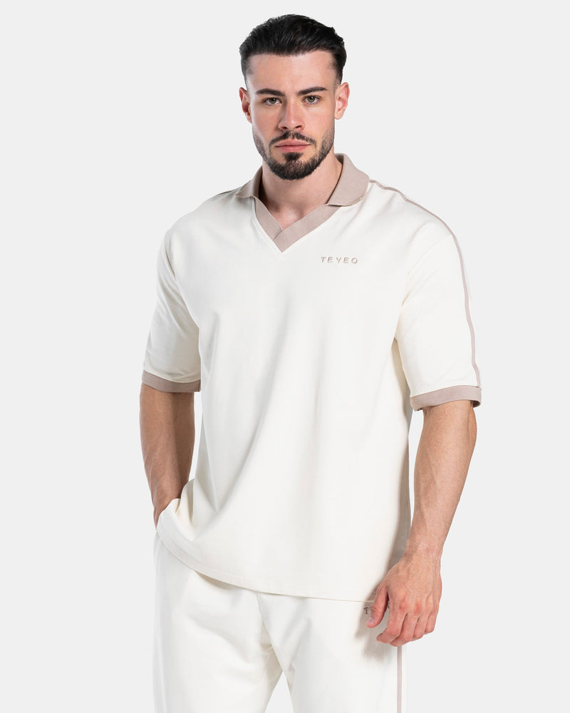 Polo à manches courtes Soft « Blanc cassé »