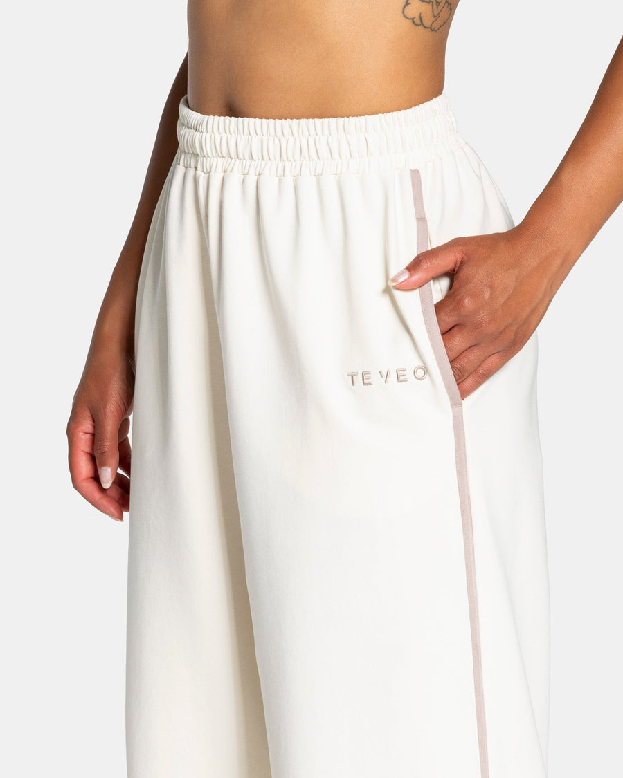 Pantalon de jogging Wide Leg standard Soft « Blanc cassé »