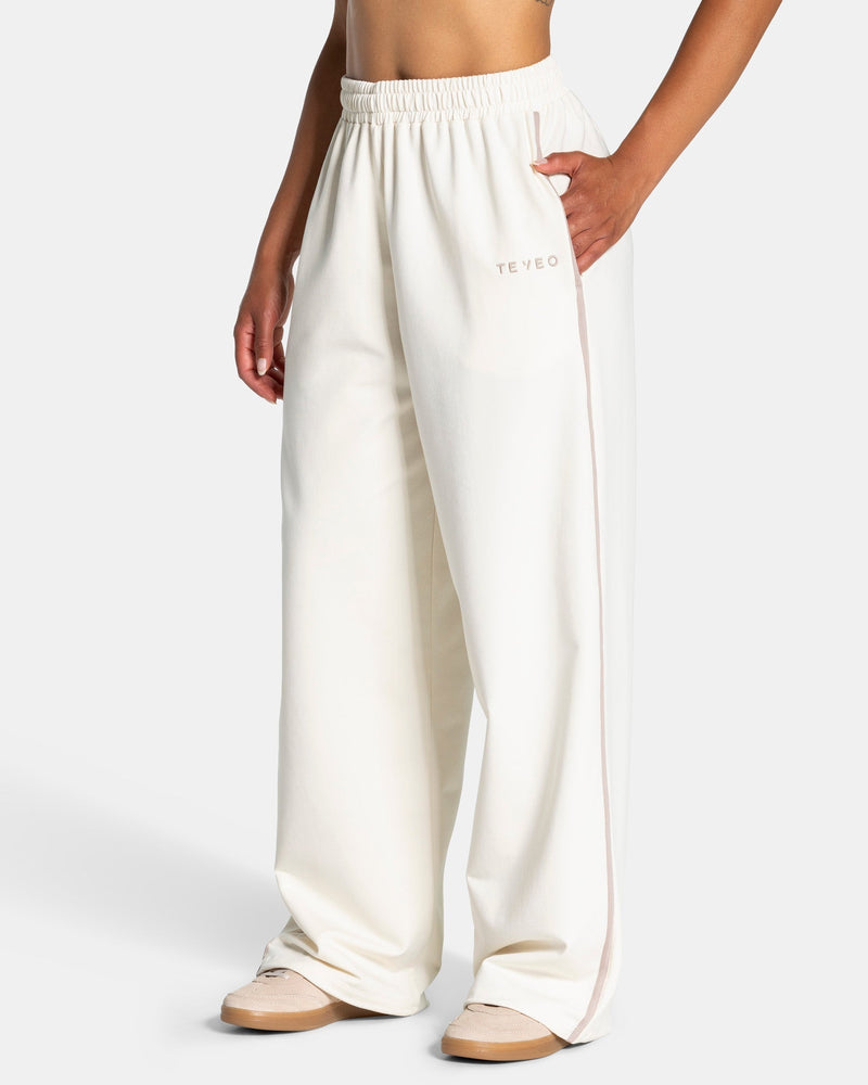 Pantalon de jogging Wide Leg standard Soft « Blanc cassé »