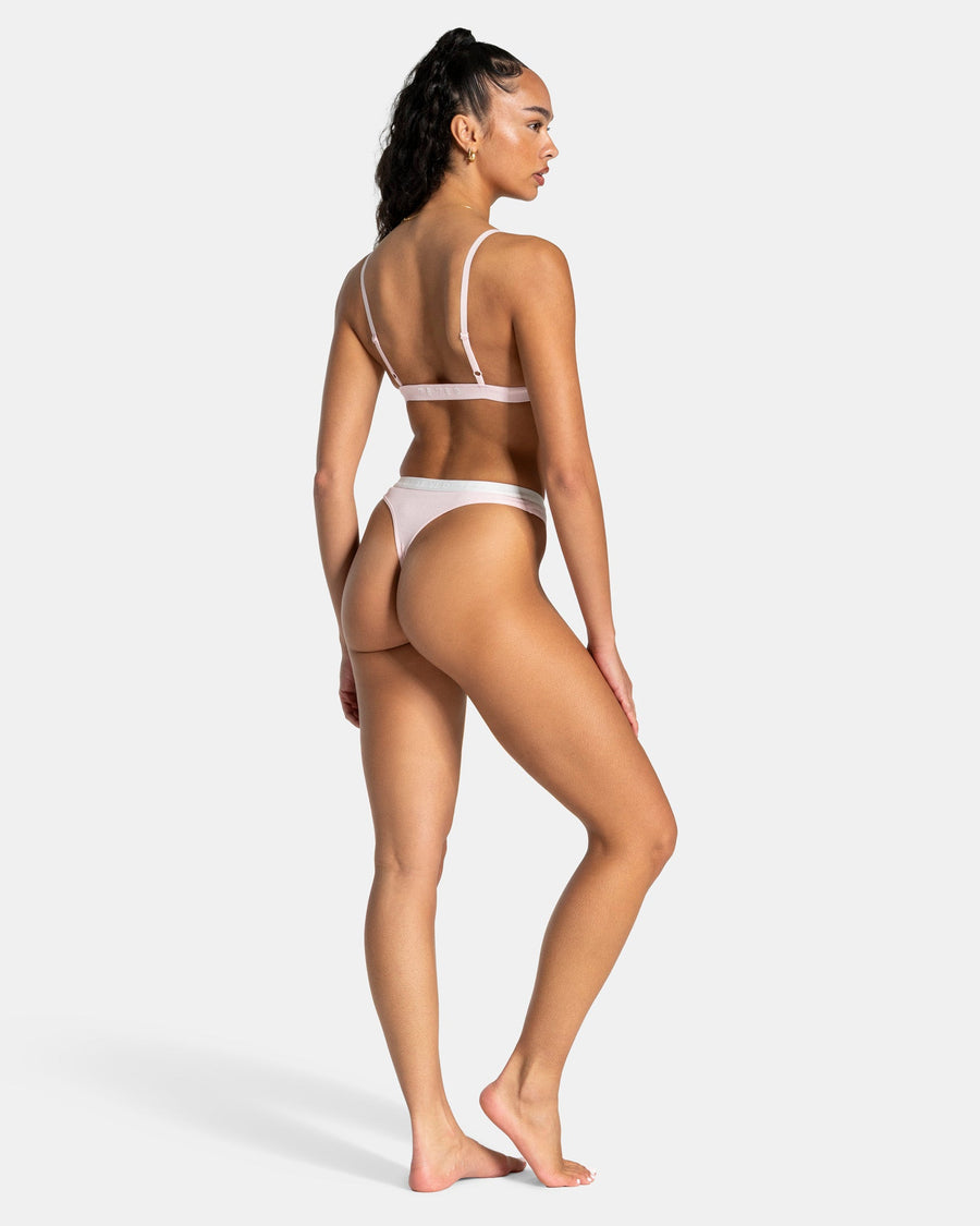 Tanga côtelé Soft « Blossom »