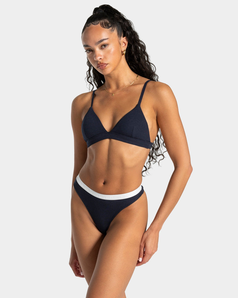 Brassière côtelée Soft « Midnight »