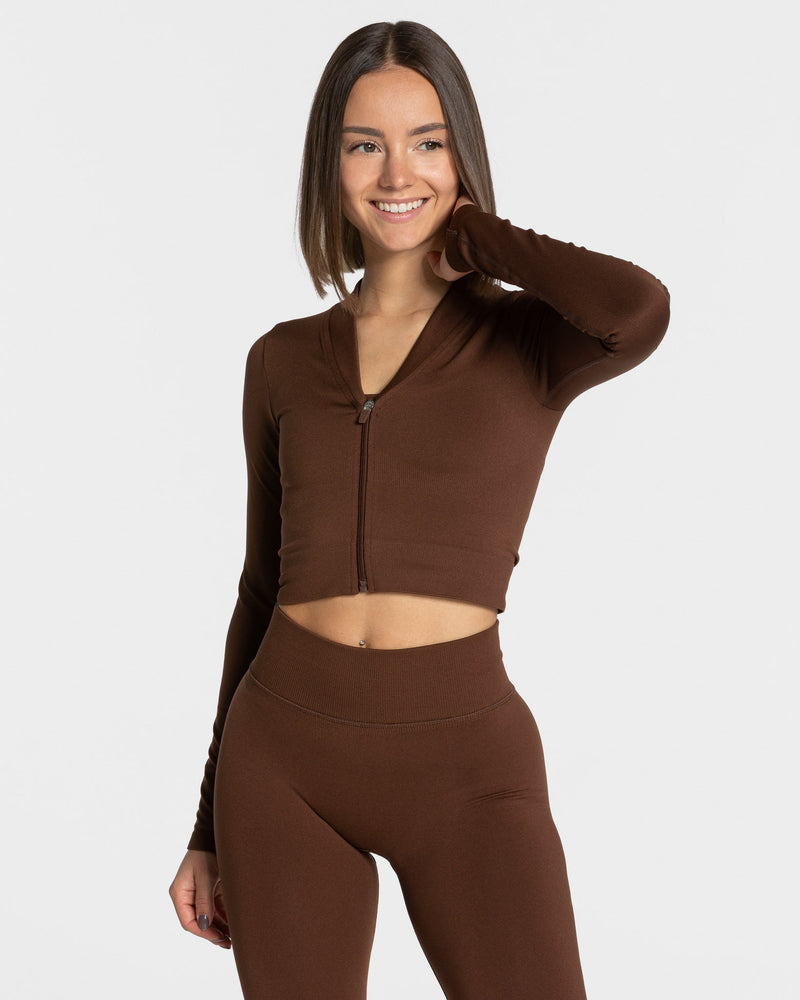 Veste de sport Statement Zip « café »