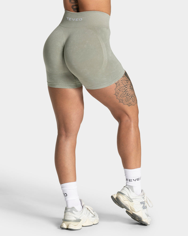 Short Acid Covert scrunch « vert sauge »