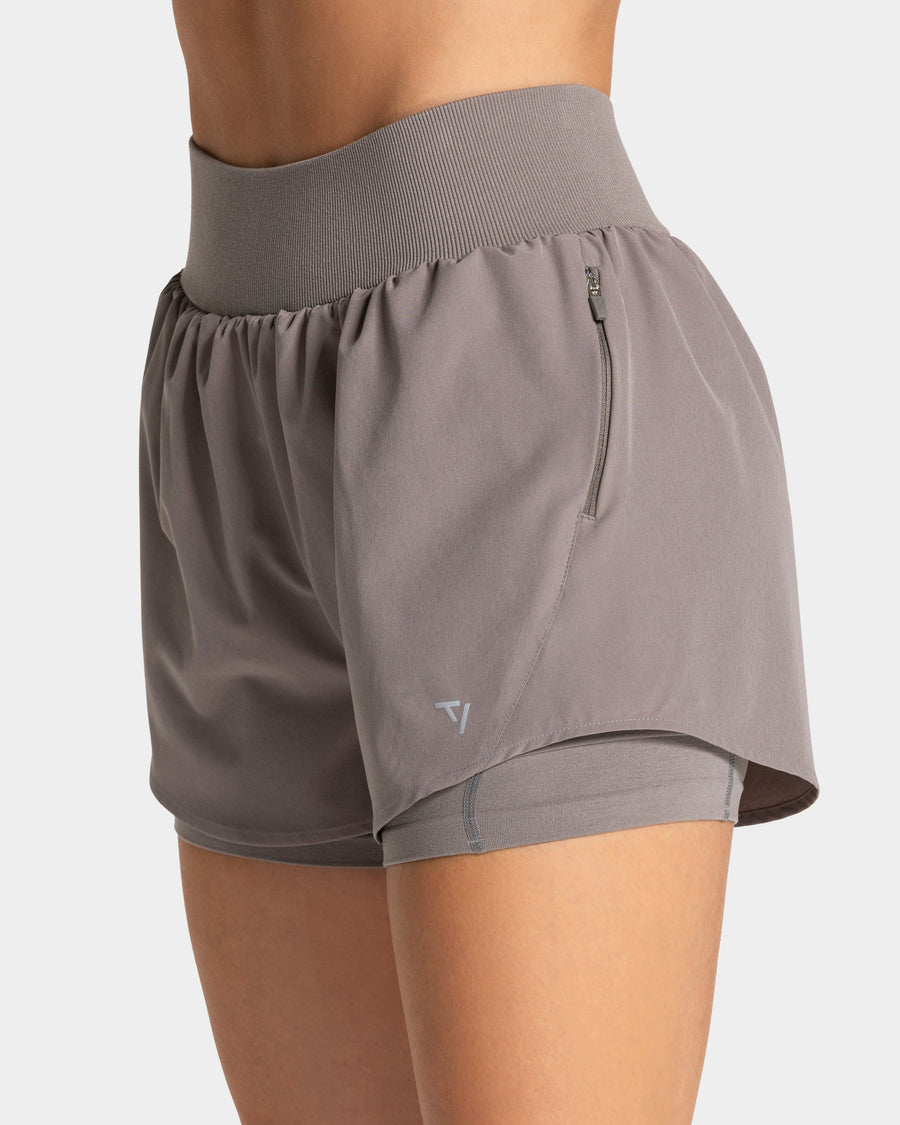 Short 2-en-1 END Running « smoke »
