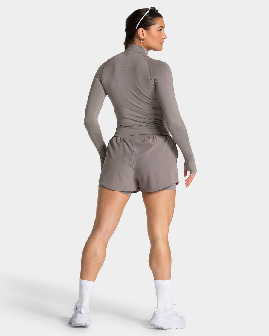 Short 2-en-1 END Running « smoke »